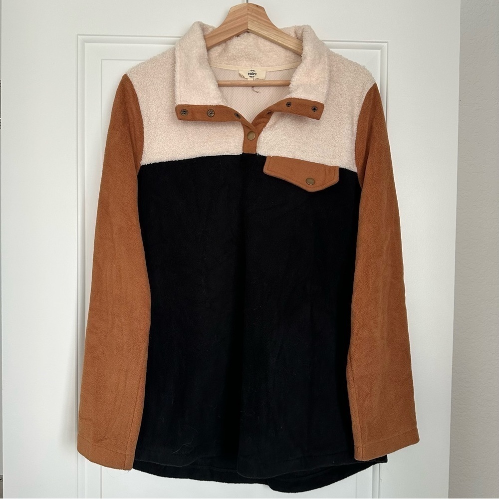 Entro Casual Color Block Sweater